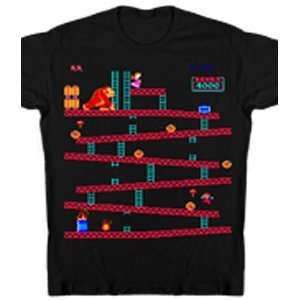  Nintendo Mario Donkey Kong Level One T shirt   Large 