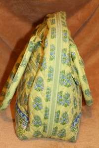 VERA BRADLEY Citrus Elephant Floral Quilted Bowler Shoulder Diaper Bag 
