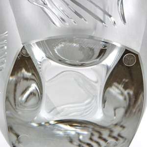 Authentic LALIQUE Vase Yasna Or Collection  