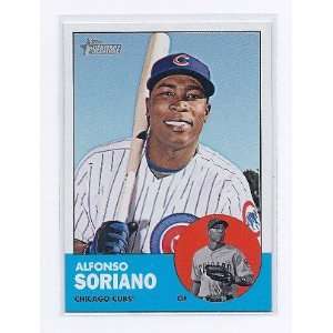 com 2012 Topps Heritage Short Print #472 Alfonso Soriano Chicago Cubs 