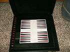 preowned marble backgammon set leather case nice set best offer