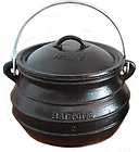 cast iron bean pot  