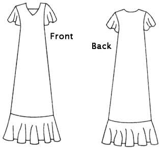 Victoria Jones Loose fitting Pullover Muumuu / Dress   Easy Sewing 