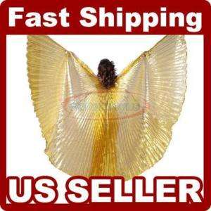   Shining Belly Dance Costume Large Isis Wings HOT/Christmas Gift  