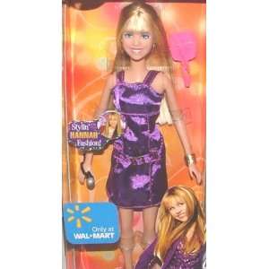  Disney Hannah Montana Stylin Fashion Doll Purpld Dress 
