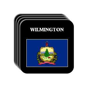  US State Flag   WILMINGTON, Vermont (VT) Set of 4 Mini 