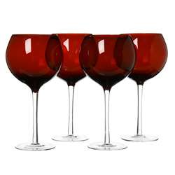 Certified International Ruby 28 oz Red Wine Glasses (Set of 8 