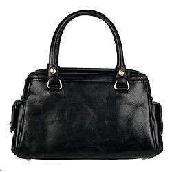 Made in Italy Cristian Leather Black Bag  