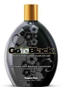 Go To Black Dark Bronzer Indoor Tanning Bed Lotion 876244000041  
