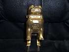   brass Mack Truck Bulldog Hood Ornament, Vintage Design Patent # 87931