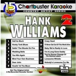 Hank Williams Greatest Hits v2 CHARTBUSTER KARAOKE CDG  