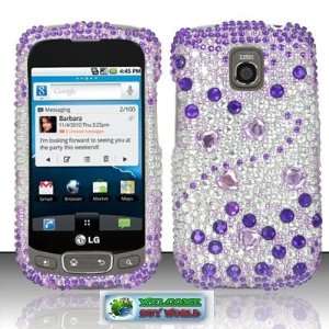   ) Full Diamond Design   Purple Beats FPD Cell Phones & Accessories