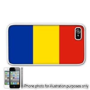  Chad Flag Apple Iphone 4 4s Case Cover White Everything 
