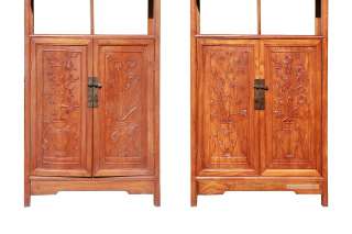 Pair 9 Tall Chinese Shelves Display Bookcase YWK514S  