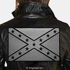   confederate states america flag dixie rebel biker jacket reflective