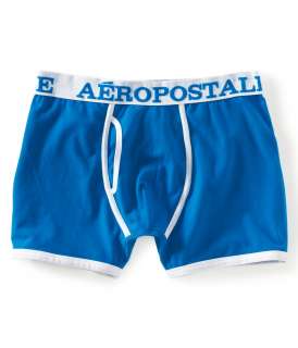 aeropostale mens solid knit boxer shorts  