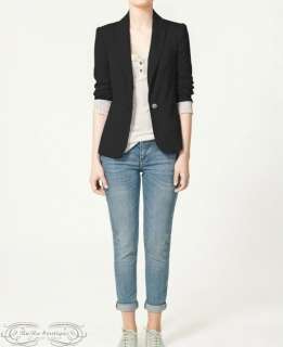 2011 New Zara Women Blazers A buckle Slim casual suits Jacket Candy 