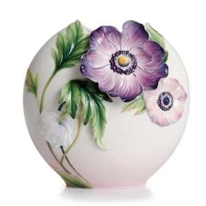  Anemones Flower Design Porcelain Vase