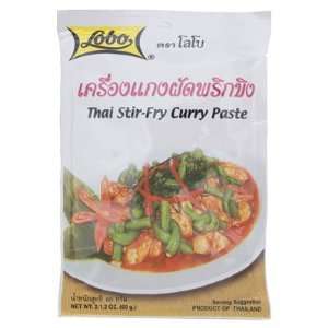 Lobo Stir Fry Curry Seasoning Paste 50g. Grocery & Gourmet Food