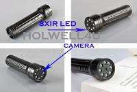 IR Infrared LED Flashlight Torch Spy Hidden Camera DVR  