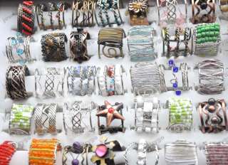Wholesale lots 100 scarf buckle Adjustable Cuff Rings  