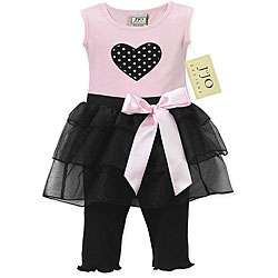 JoJo Designs Infant Girls Heart Tutu Outfit  
