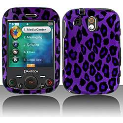   TXT8040 Purple/ Leopard Snap on Protective Case Cover  