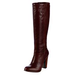 Nine West Womens Magic Cognac Leather Boots FINAL SALE Price $44.00