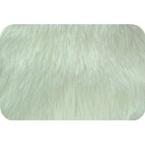  60 Wide Faux Fur Luxury Shag White Fabric By the Yard 