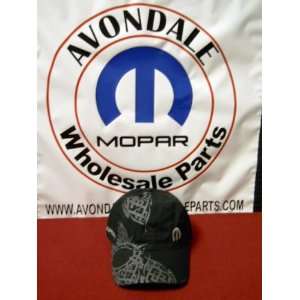 Mopar Logo Hat Black Tribal Adjustable OEM