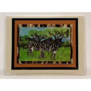  Zebra Business Card Case Made in the Usa #736 Office 