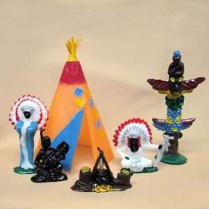  Indian Set (6pcs) Cake Decoration Toys & Games