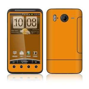  HTC Desire HD Decal Skin Sticker   Simply Orange 