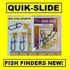 QUIK SLIDE Sinker Slides Fish Finders BRAND NEW #QSD6