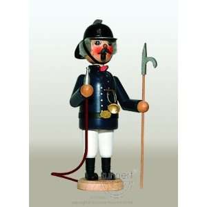    German Incense Smoker, Fire Fighter, 8 Inch