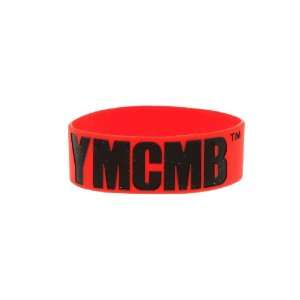  YMCMB Red Black Logo Rubber Bracelet Jewelry