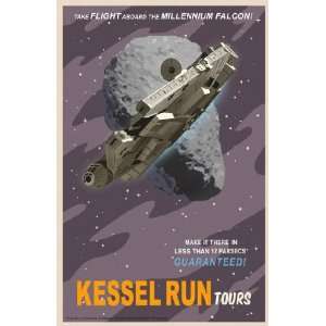  Star Wars Kessel Run Tours Limited Edition Giclée on 