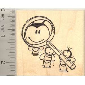  Magnifying Bugs Rubber Stamp Arts, Crafts & Sewing