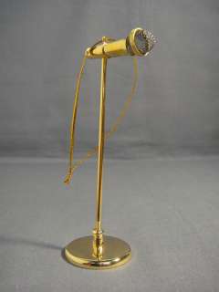   BRAND NEW, MICROPHONE STAND WITH ATTACHED MIC HOLIDAY ORNAMENT