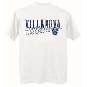   Villanova Wildcats VU NCAA White Short Sleeve T Shirt Small Sports