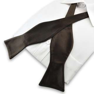 Mens fashion 100% woven Silk Bow Ties Self Tie  