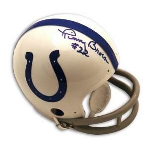  Autographed Timmy Brown Baltimore Colts Throwback Mini 