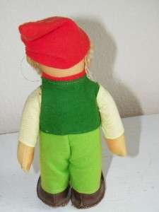 Vintage 1960s Steiff Gnome Doll 4418  