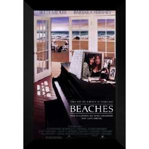  Beaches 27x40 FRAMED Movie Poster   Style A   1988