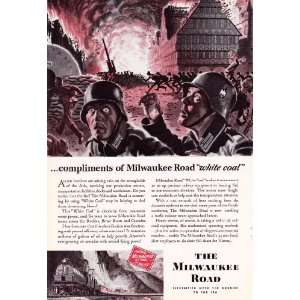   Road Bombing the SS Compliments of White Coal Original War Print Ad