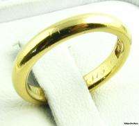 1913 Womens Wedding Band   22k Yellow Gold High Carat Polished Ring 