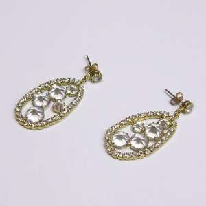   of Clear Crystals, Antique Gold Plated, High Quality Czech Rhinestones