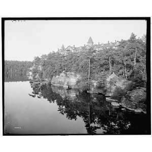   The Wildmere House from the lake,Lake Minnewaska,N.Y.