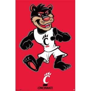 University of Cincinnati Bearcats Logo Poster  Sports 