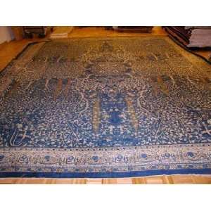  15x19 Hand Knotted Agra India Rug   1511x199